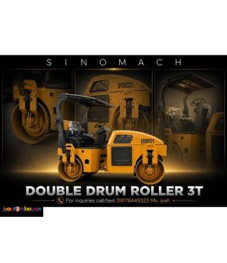 SINOMACH GYD032J VIBRATORY ROLLER DOUBLE DRUM 3-TONS