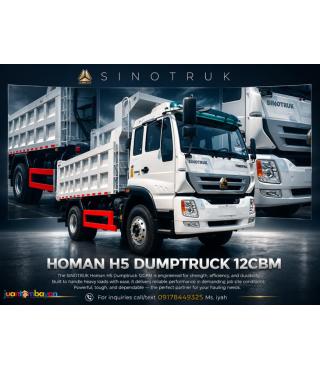 SINOTRUK HOMAN H5 4X2 DUMPTRUCK 12CBM