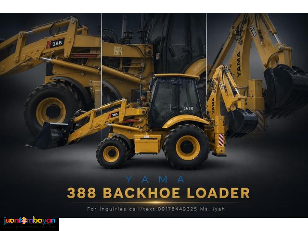 YAMA 388 BACKHOE LOADER 1.0/0.3 cbm
