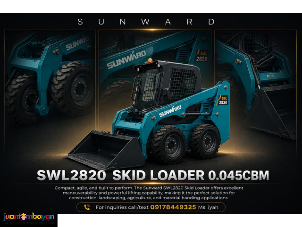  Sunward SWL2820 Skid Loader 0.045cbm