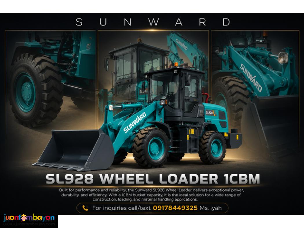 SUNWARD SL928 WHEEL LOADER 1cbm
