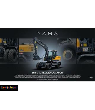 YAMA B75S WHEEL TYPE EXCAVATOR 0.3CBM