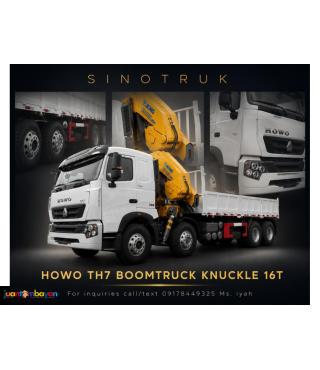 SINOTRUK HOWO TH7 BOOM TRUCK 12W 16T KNUCKLE TYPE