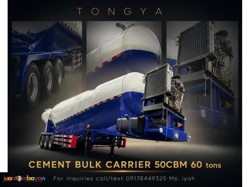 TONGYA CEMENT BULK CARRIER TRAILER 12W 50CBM 60 tons