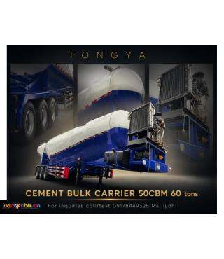 TONGYA CEMENT BULK CARRIER TRAILER 12W 50CBM 60 tons