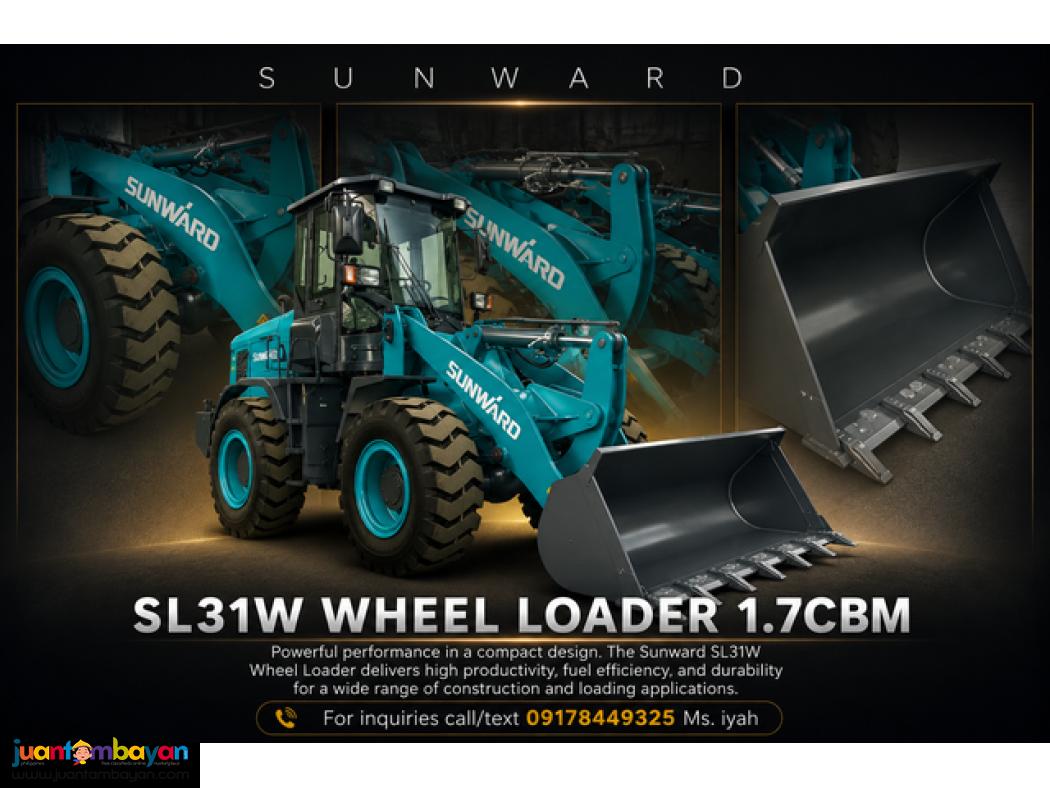 SUNWARD SL31W WHEEL LKOADER1.7cbm-