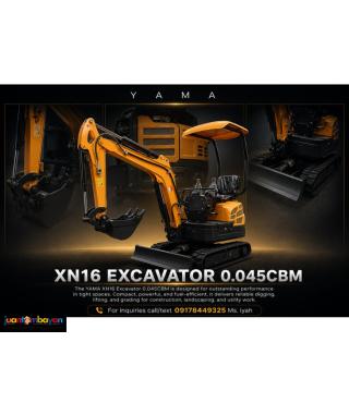 YAMA XN16 CRAWLER BACKHOE 0.045CBM
