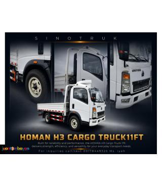 SINOTRUK HOMAN 4W CARGO TRUCK 11 FEET