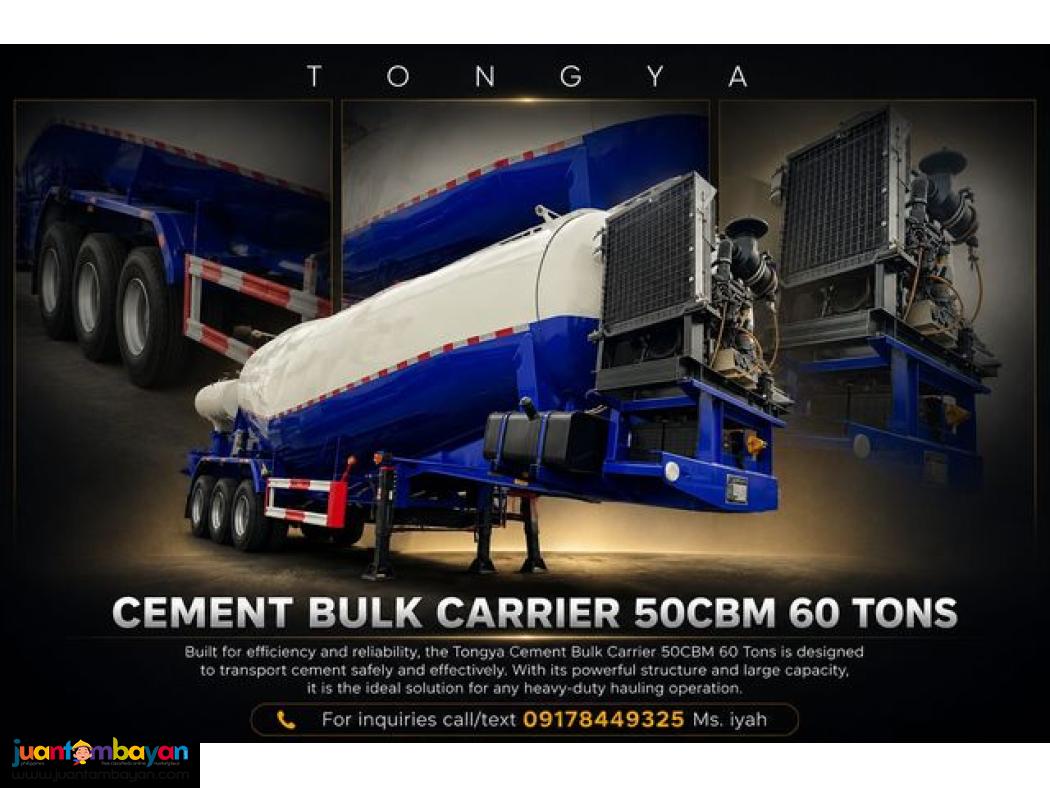 TONGYA CEMENT BULK CARRIER TRI AXLE 50CBM 