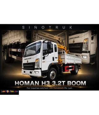 HOMAN H3 4X2 CARGO BOOM TRUCK 3.2TONS 