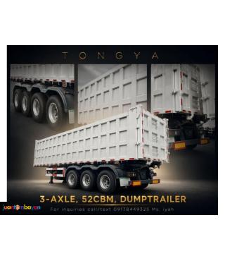 POWERTRAC TRAILER DUMP 3-AXLE 52CBM