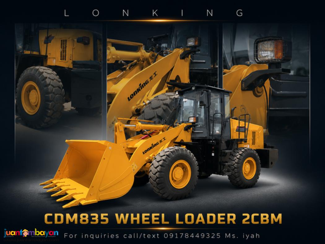 LONKING WHEEL LOADER CDM835 (2CBM)