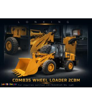 LONKING WHEEL LOADER CDM835 (2CBM)