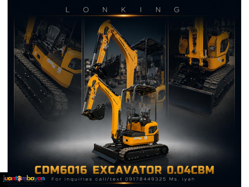 LONKING EXCAVATOR CRAWLER TYPE CDM6016 (0.04CBM)