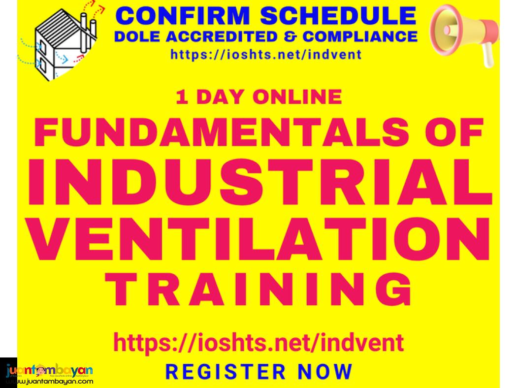 Fundamentals of Industrial Ventilation Training DOLE Accredited