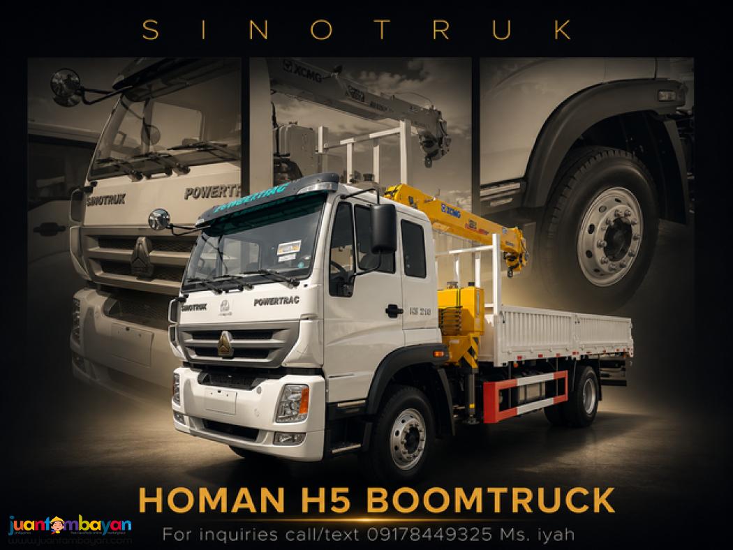 SINOTRUK HOMAN H5 CARGO BOOMTRUCK 5T