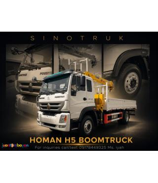 SINOTRUK HOMAN H5 CARGO BOOMTRUCK 5T