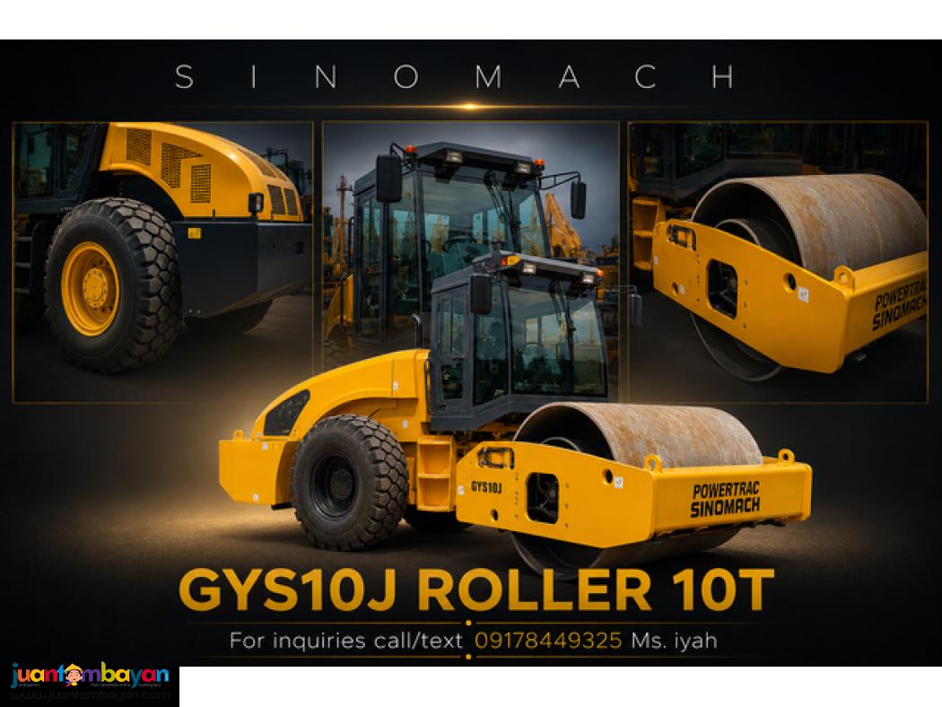 SINOMACH GYS10J VIBRATORY ROLLER (10 TONS)