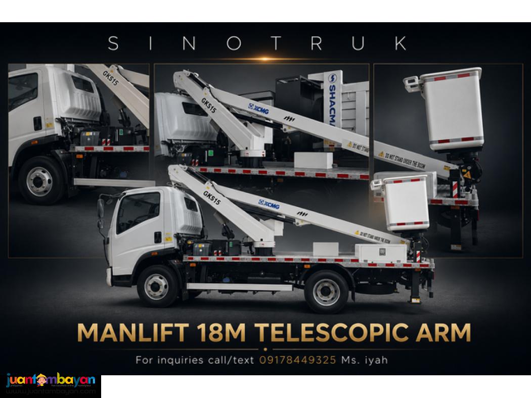 SINOTRUK HOMAN TELESCOPIC MANLIFT 18MTRS
