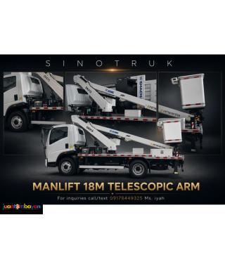 SINOTRUK HOMAN TELESCOPIC MANLIFT 18MTRS