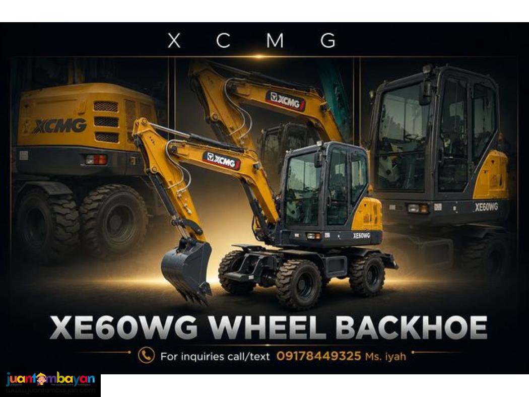 XCMG XE60WG WHEEL EXCAVATOR 0.25CBM