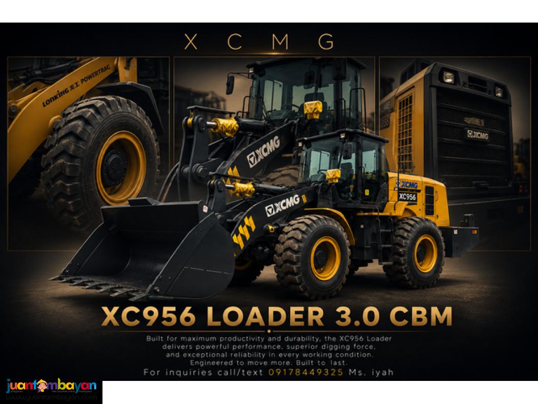 BRANDNEW  XCMG WHEEL LOADERS (2.1, 2.6, 3.0CBM)