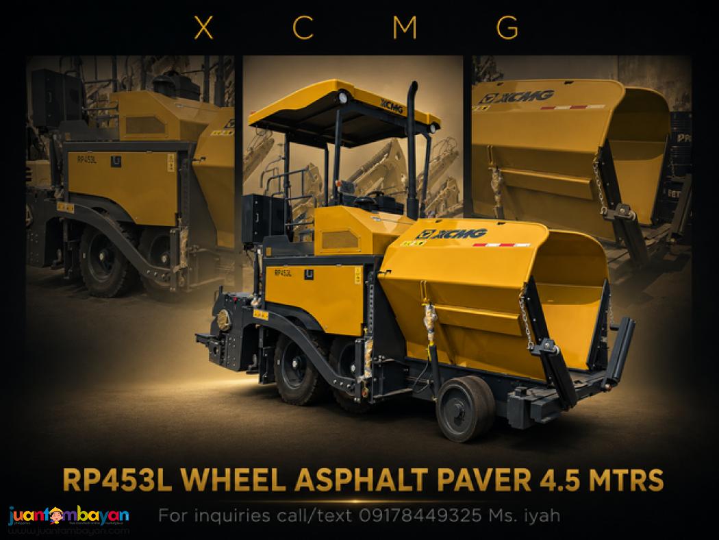 XCMG RP453L WHEEL ASPHALT PAVER 4.5MTRS