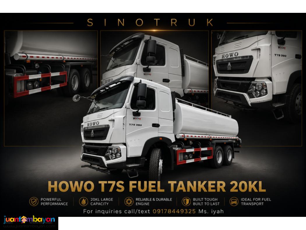 BRANDNEW HOWO T7S FUEL TANKER 20KL