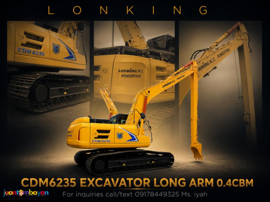 LONKING CDM6235 LONG ARM  EXCAVATOR 0.4CBM