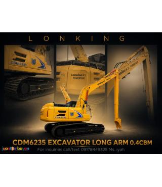 LONKING CDM6235 LONG ARM  EXCAVATOR 0.4CBM