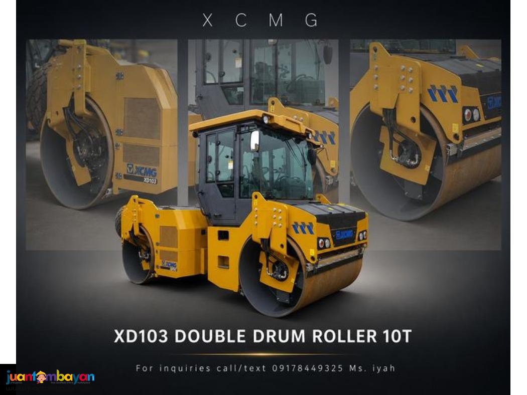 BRANDNEW XCMG XD103 DOUBLE DRUM ROLLER 10T