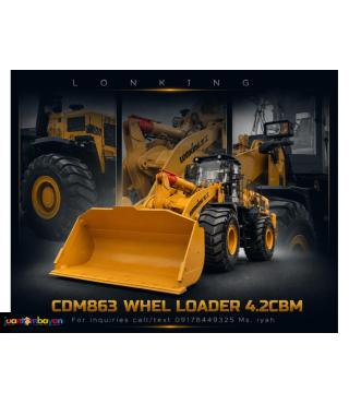 BRANDNEW LONKING CDM863 WHEEL LOADER (4.2CBM)
