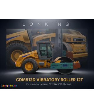 BRANDNEW LONKING CDM512D VIBRATORY ROLLER, 12T 