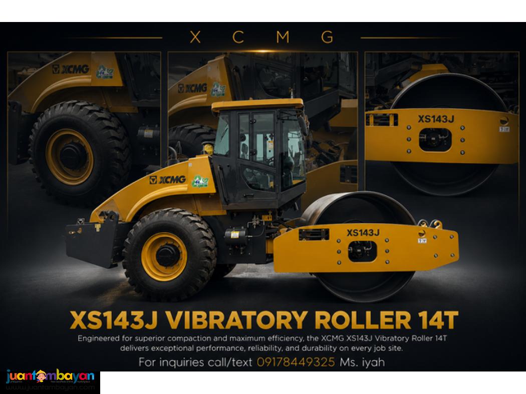BRANDNEW XS143J VIBRATORY ROLLER,14TONS