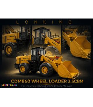 LONKING CDM860 WHEEL LOADER, 3.5CBM