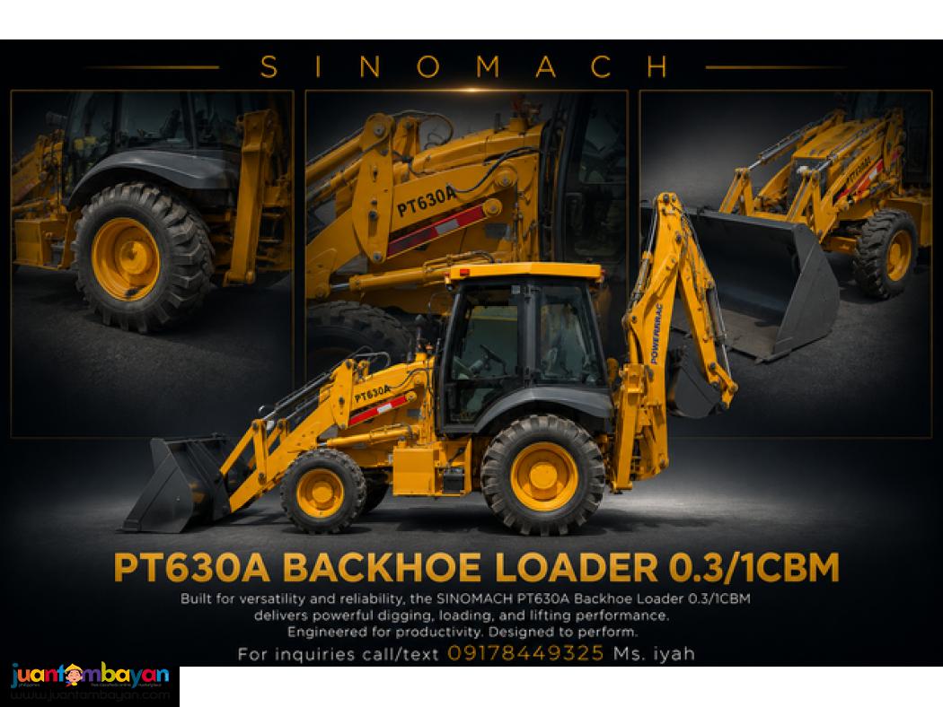 BRANDNEW PT630A SINOMACH BACKHOE LOADER 