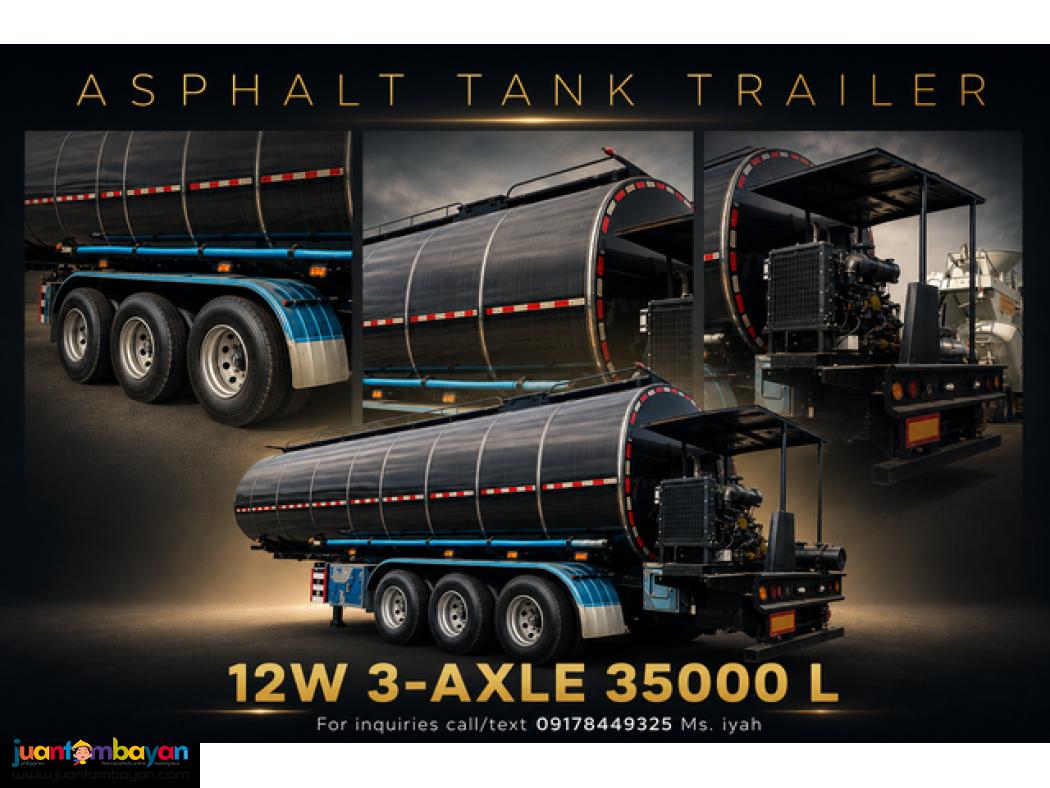 BRANDNEW ASPHALT TANK TRAILER 12W 3-AXLE 35K L