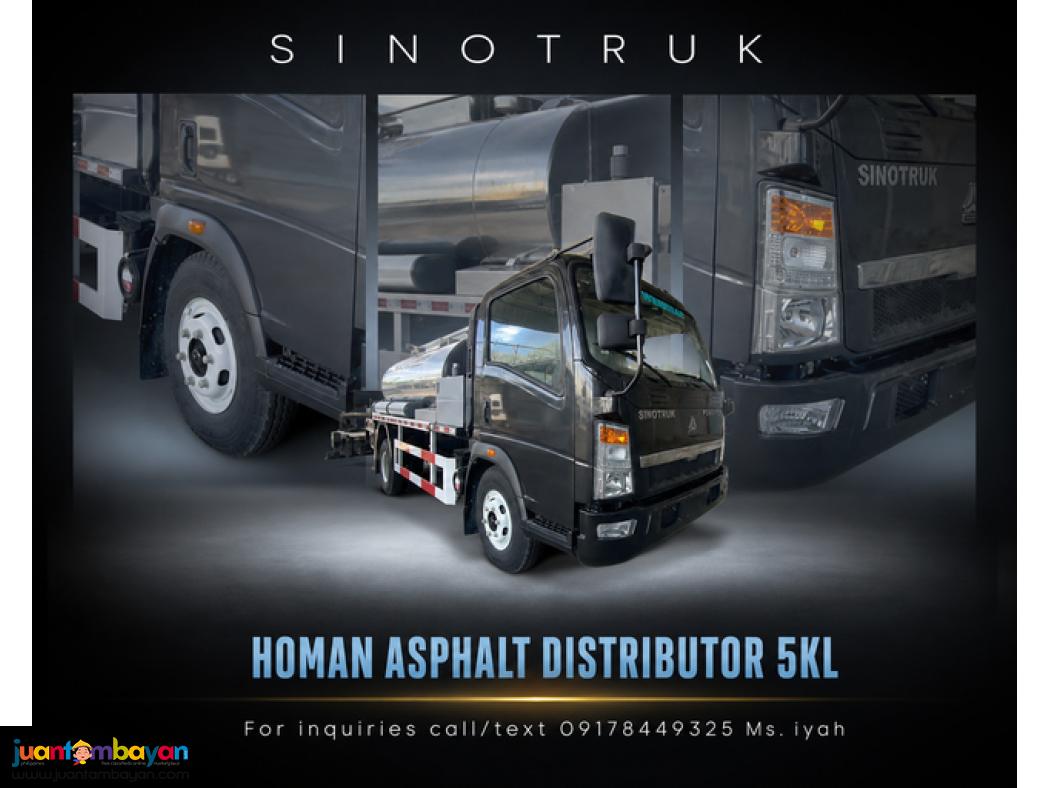 BRANDNEW SINOTRUK HOMAN ASPHALT DISTRIBUTOR 5KL