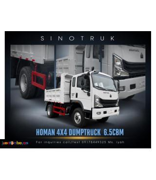 BRANDNEW SINOTRUK HOMAN 4X4 DUMPTRUCK 6.5CBM