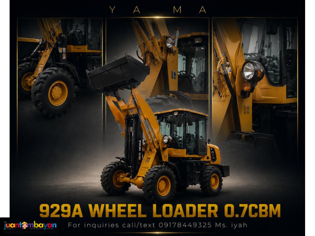 BRANDNEW YAMA 929A WHEEL LOADER 0.7CBM