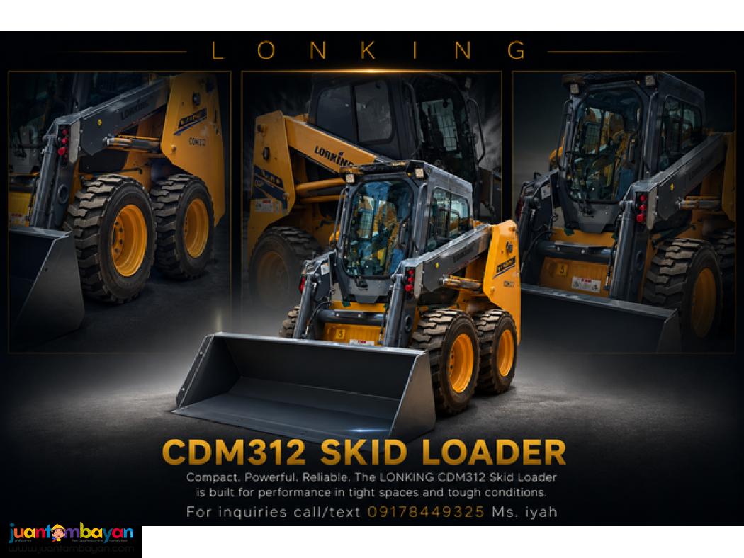 LONKING SKID LOADER CDM312, 0.54CBM