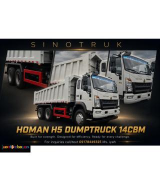 SINOTRUK HOMAN H5 10W DUMPTRUCK,14CBM