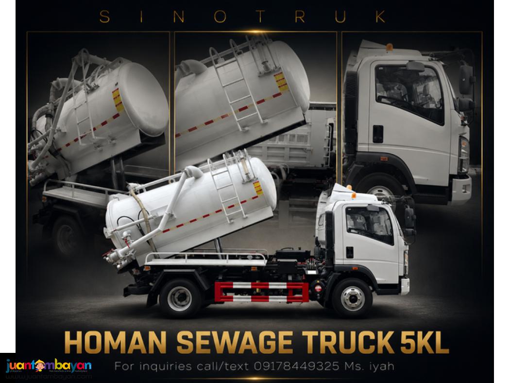 SINOTRUK HOMAN VACUUM TRUCK 5KL