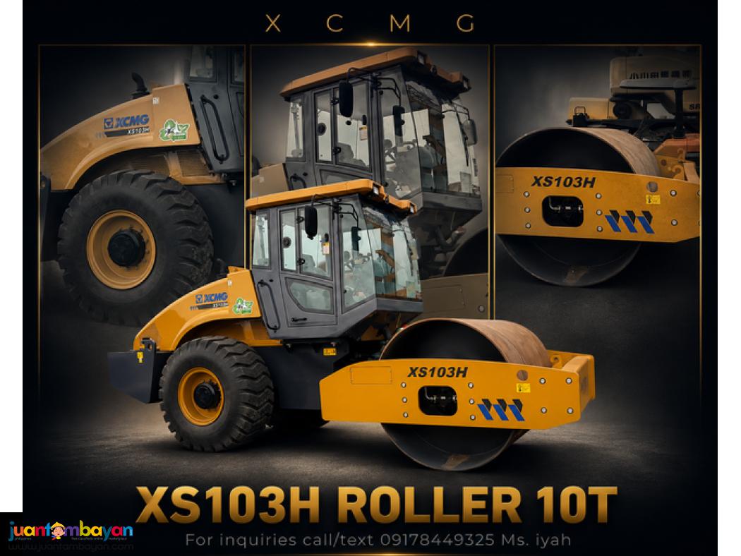 XCMG XE103H VIBRATORY ROLLER, 10T