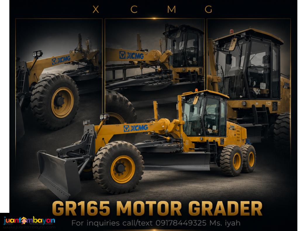 XCMG GR165 MOTOR GRADER, 13FT BLADE, WITH RIPPER AND DOZER
