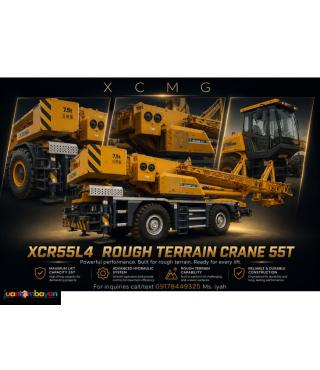 XCMG  XCR55L4 ROUGH TERRAIN CRANE, 55T