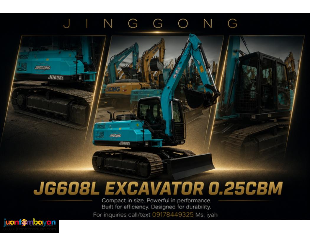 JINGGONG JG608L CRAWLER EXCAVATOR 0.25CBM