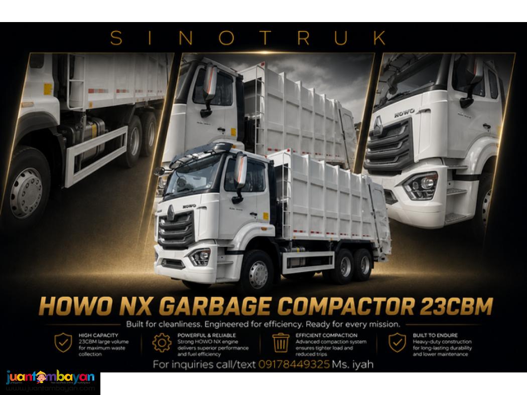 SINOTRUK HOWO NX 6X4 GARBAGE COMPACTOR 23cm (special order)
