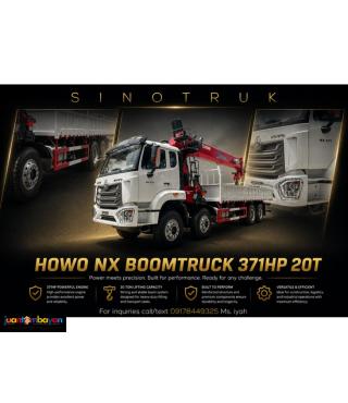 SINOTRUK HOWO NX 12W BOOMTRUCK 371HP 20T