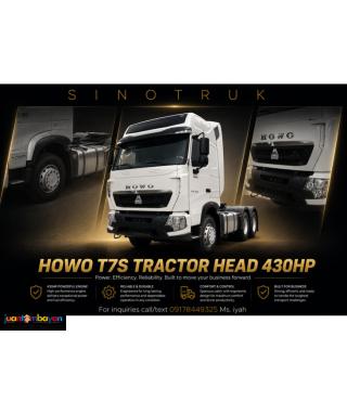 SINOTRUK HOWO T7S 6X4 TRACTOR HEAD, 430HP
